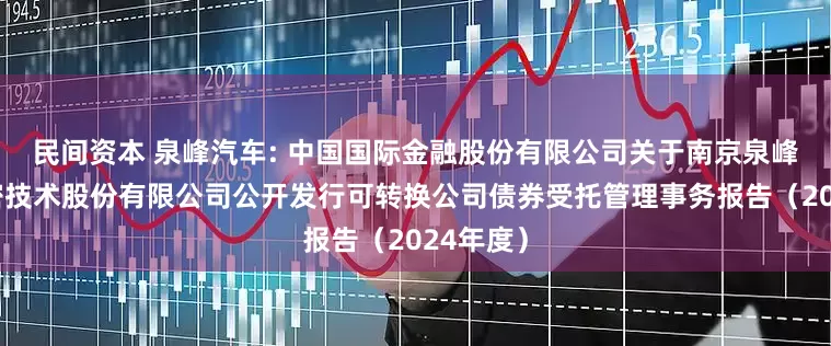 民间资本 泉峰汽车: 中国国际金融股份有限公司关于南京泉峰汽车精密技术股份有限公司公开发行可转换公司债券受托管理事务报告(2024年度)